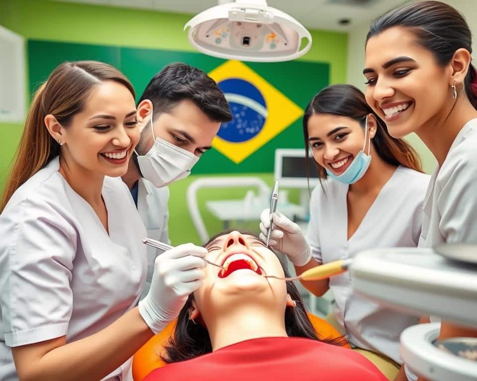 restauração dentária no Brasil Sorridente